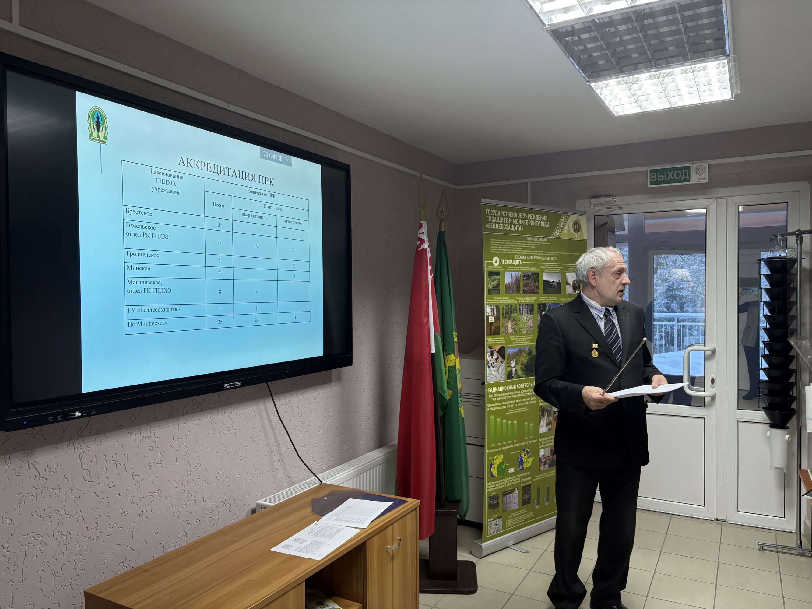 Совещание руководителей службы радиационного контроля Министерства лесного хозяйства